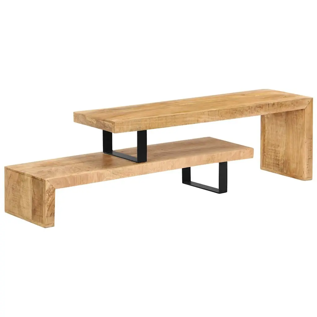 Solid Mango Wood TV Stand for Media Entertainment