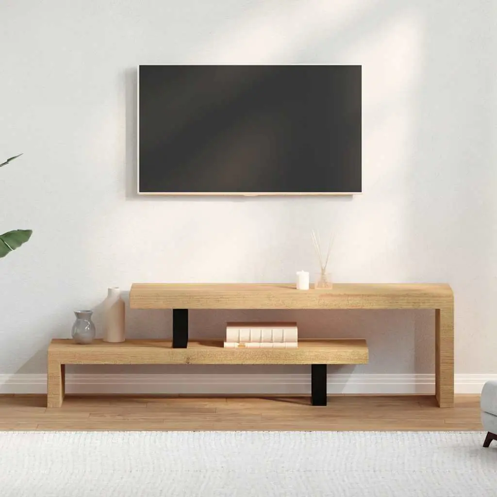 Solid Mango Wood TV Stand for Media Entertainment