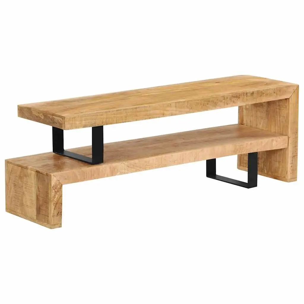 Solid Mango Wood TV Stand for Media Entertainment