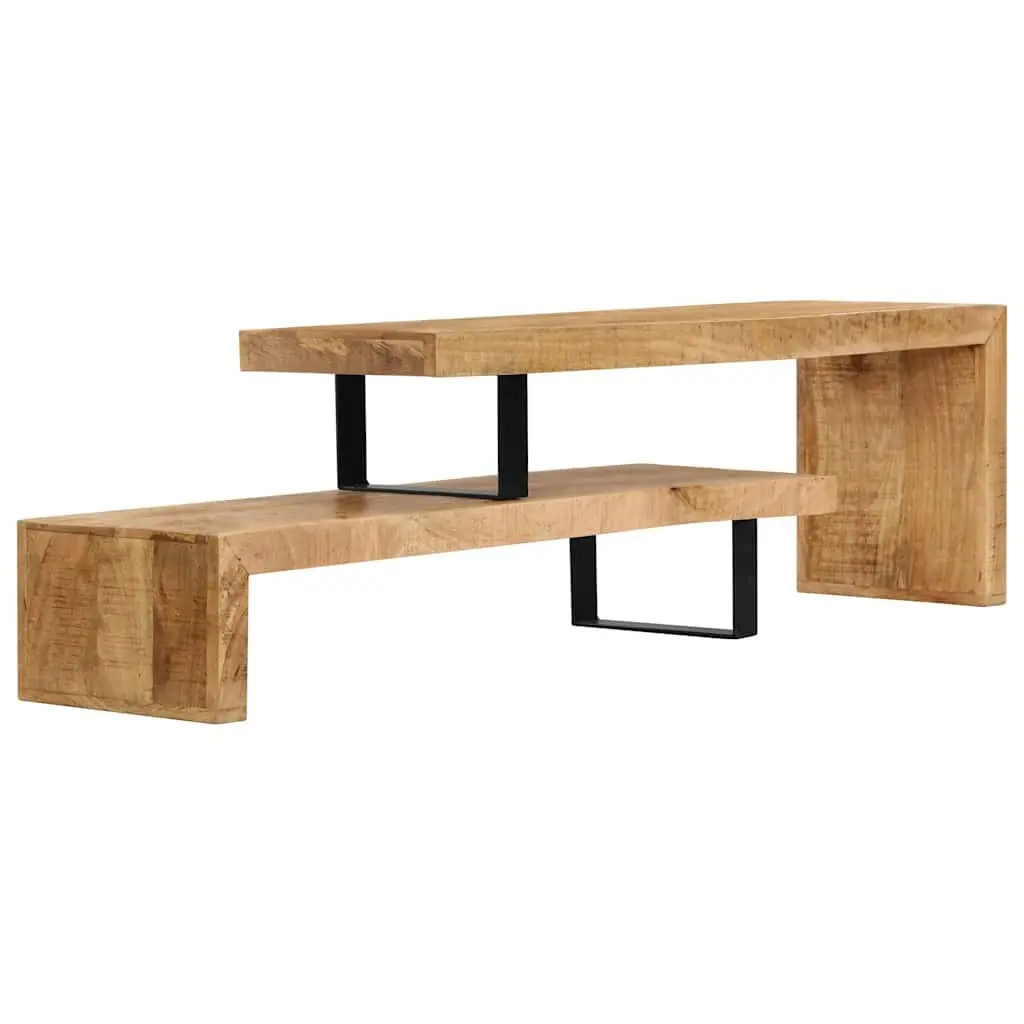 Solid Mango Wood TV Stand for Media Entertainment