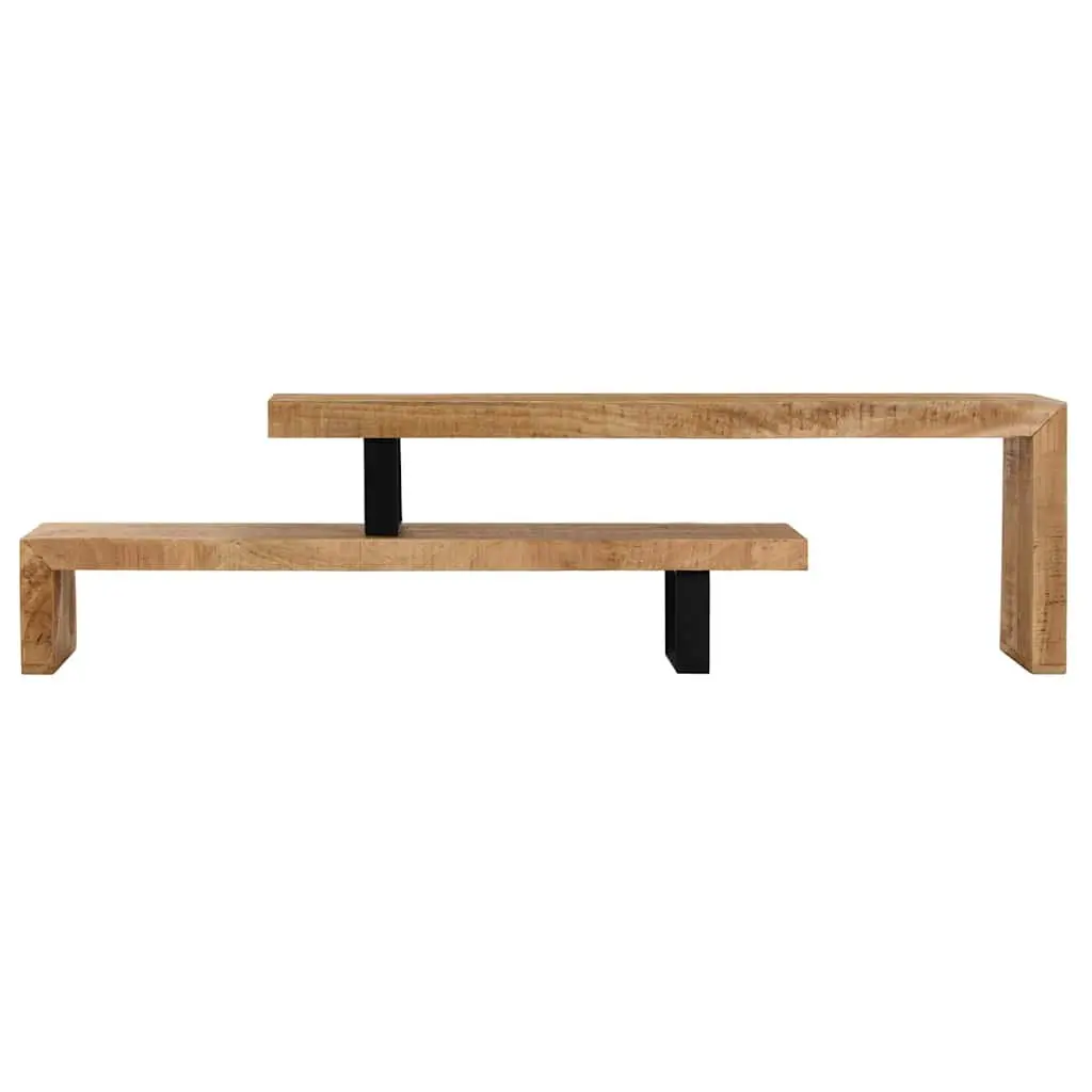 Solid Mango Wood TV Stand for Media Entertainment