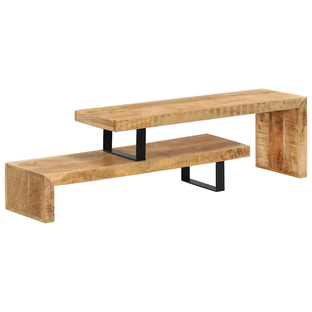 Solid Mango Wood TV Stand for Media Entertainment