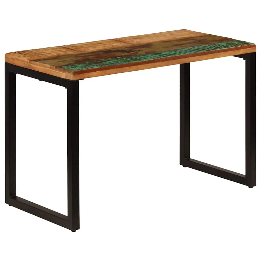 Dining Table with Solid Reclaimed Wood and Steel Frame