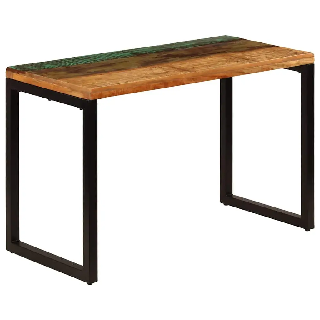 Dining Table with Solid Reclaimed Wood and Steel Frame