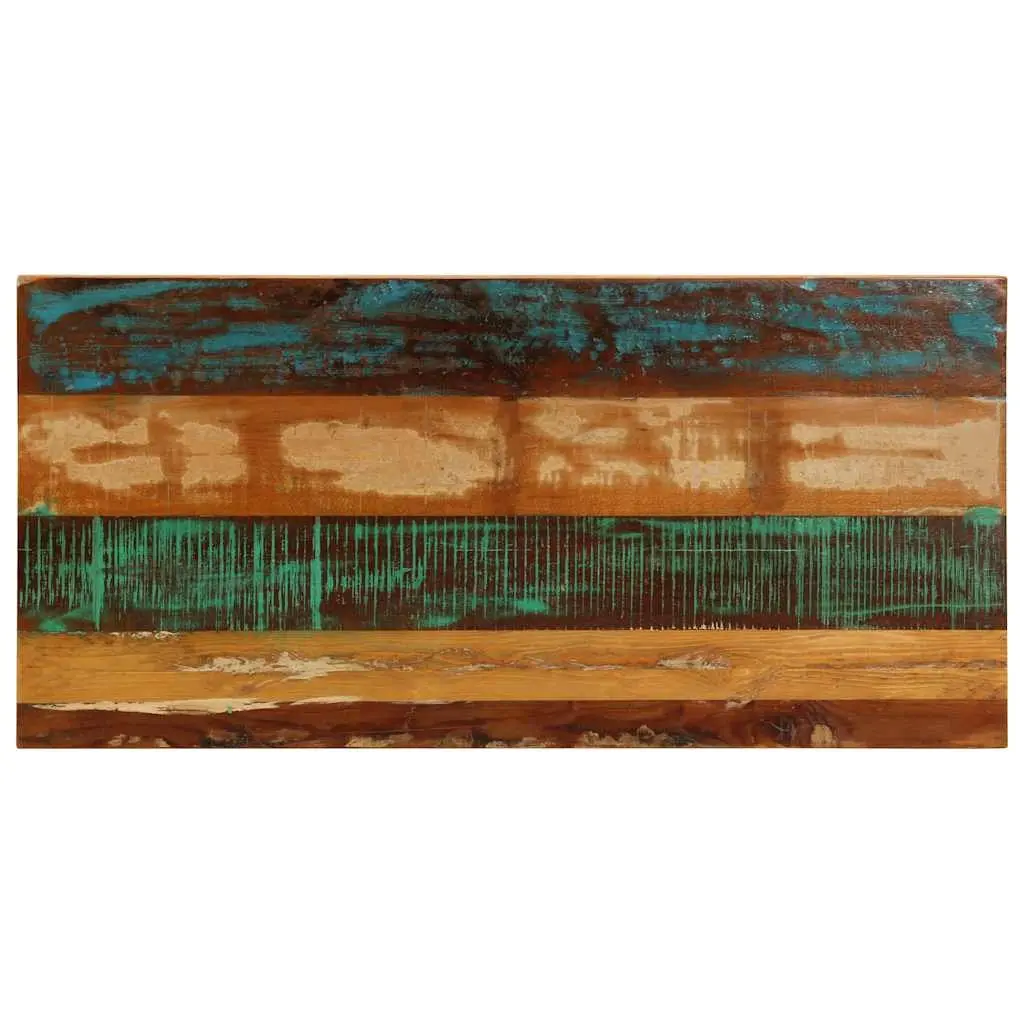 Dining Table with Solid Reclaimed Wood and Steel Frame