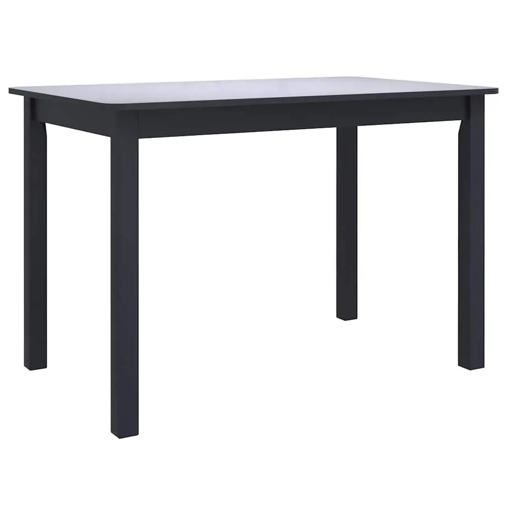 Solid Rubber Wood Dining Table for Kitchen and Dining Room