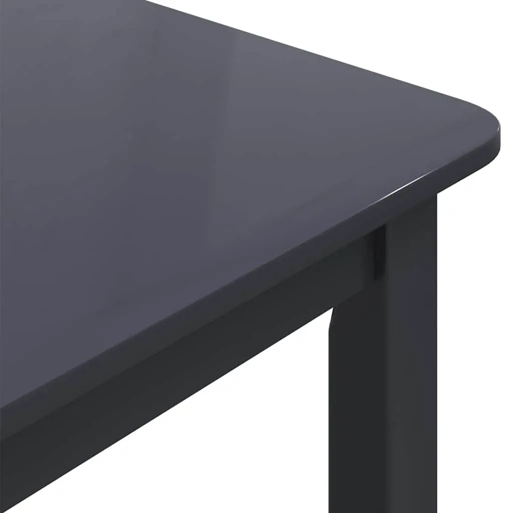 Solid Rubber Wood Dining Table for Kitchen and Dining Room
