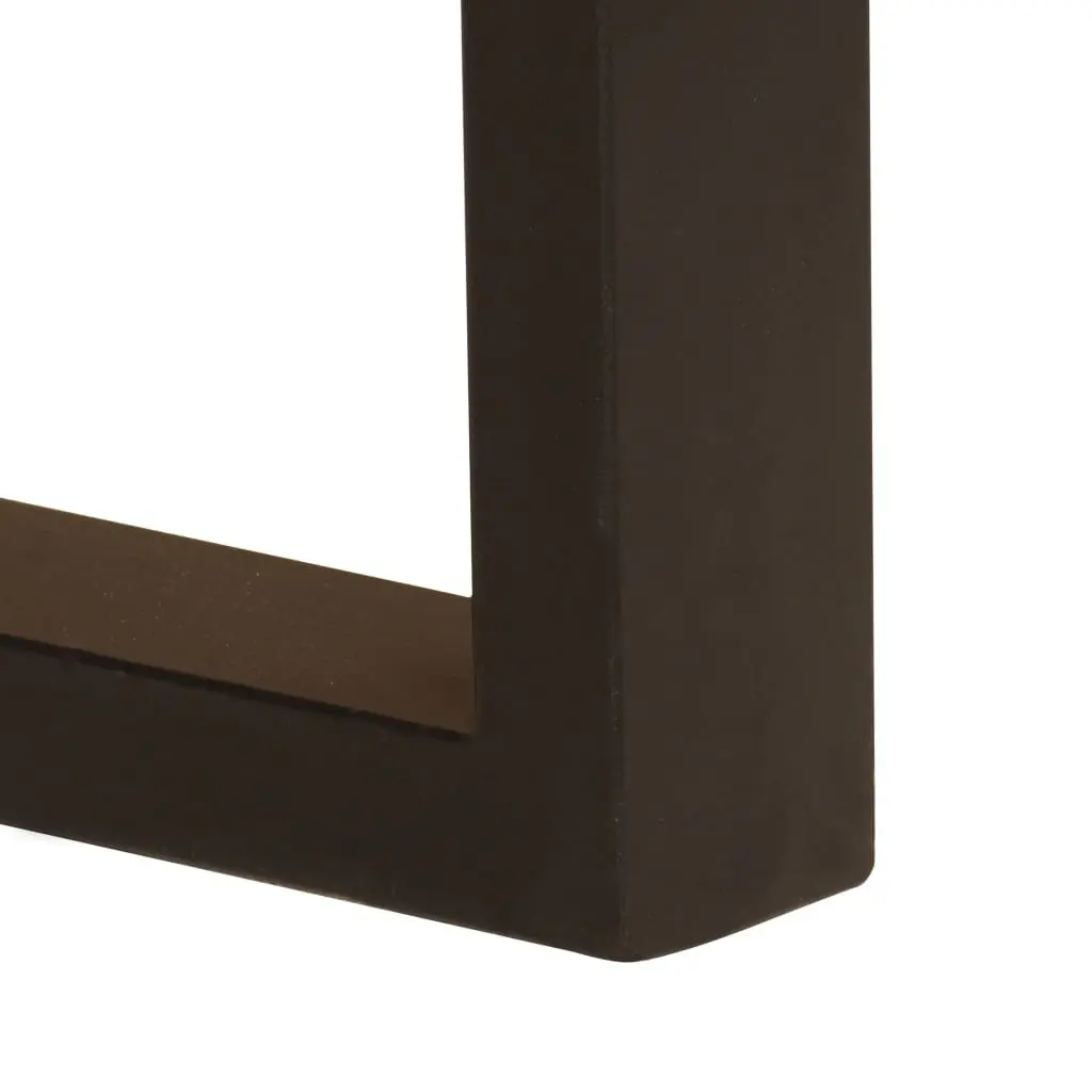Solid Mango Wood Desk with 2 Drawers 110x50x77 cm