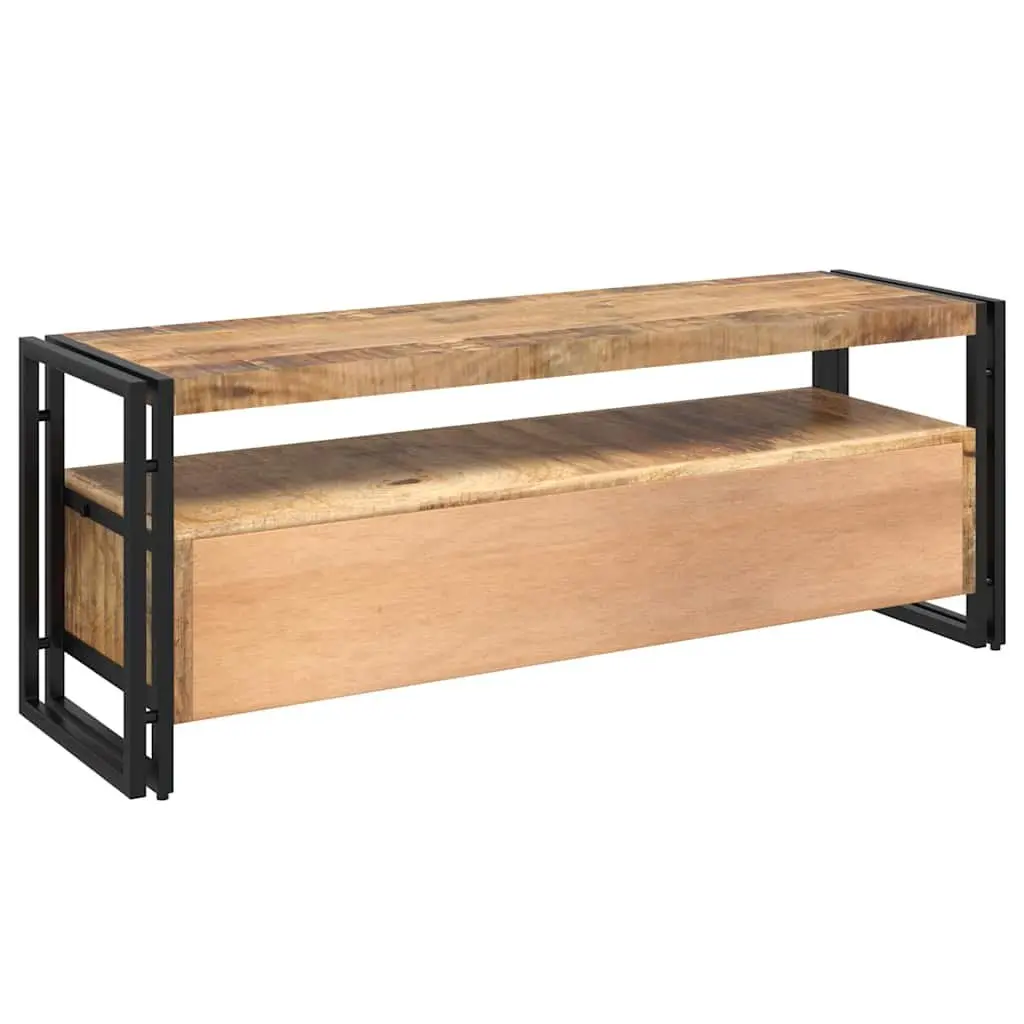 Vintage Style Solid Mango Wood TV Cabinet 120x35x45 cm