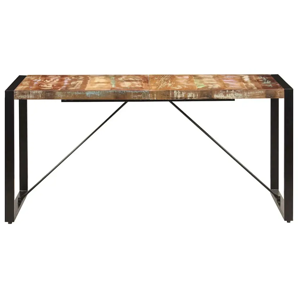Rustic Solid Reclaimed Wood Dining Table 160x80x75 cm