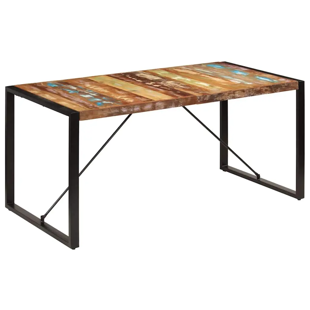 Rustic Solid Reclaimed Wood Dining Table 160x80x75 cm