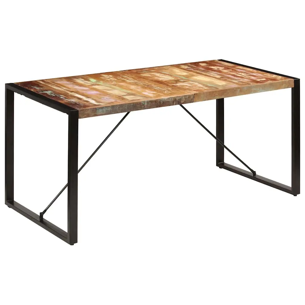 Rustic Solid Reclaimed Wood Dining Table 160x80x75 cm