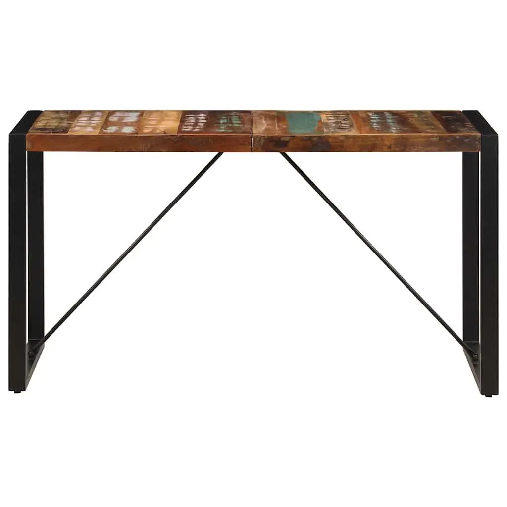 Solid Reclaimed Wood Dining Table 140x70x75 cm