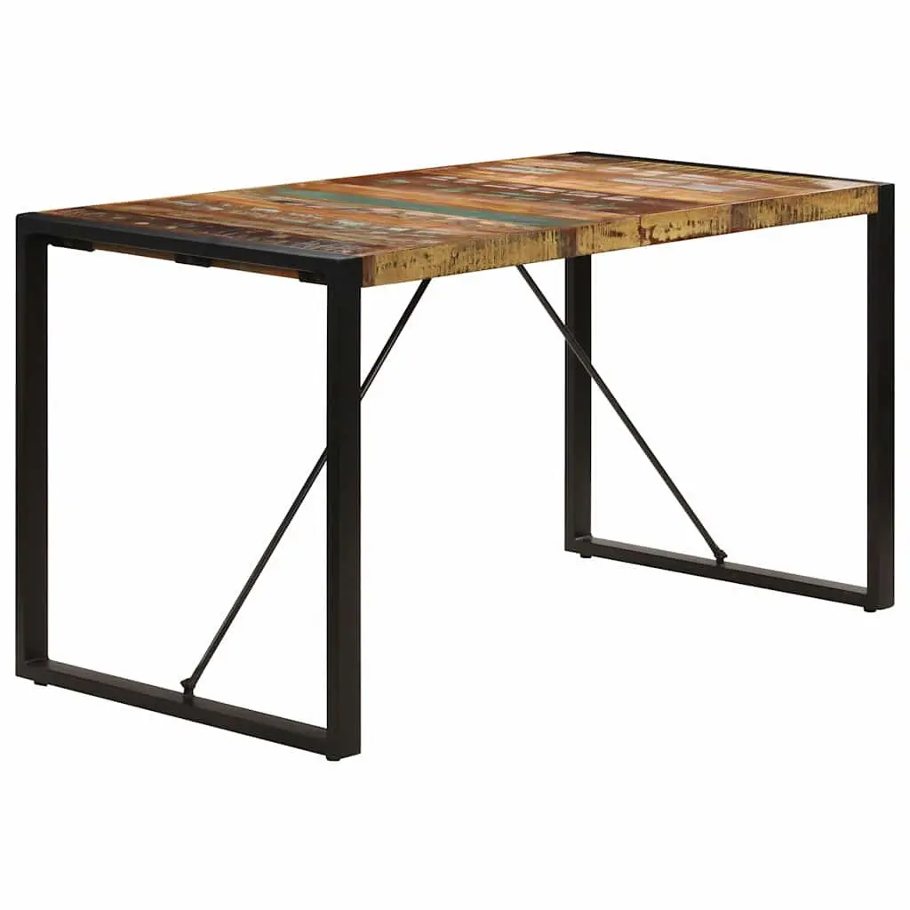 Solid Reclaimed Wood Dining Table 140x70x75 cm