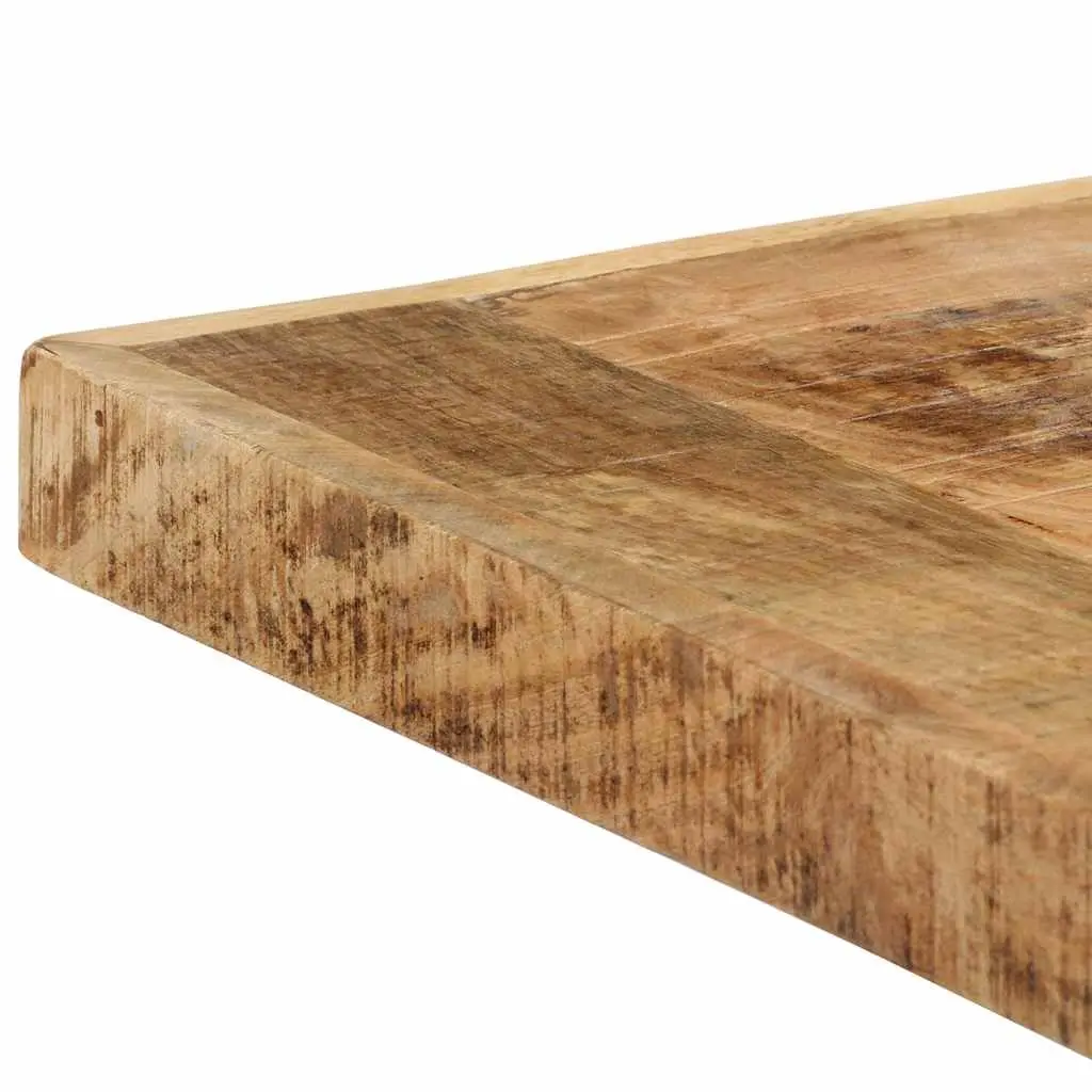 Solid Mango Wood Dining Table for Industrial Spaces