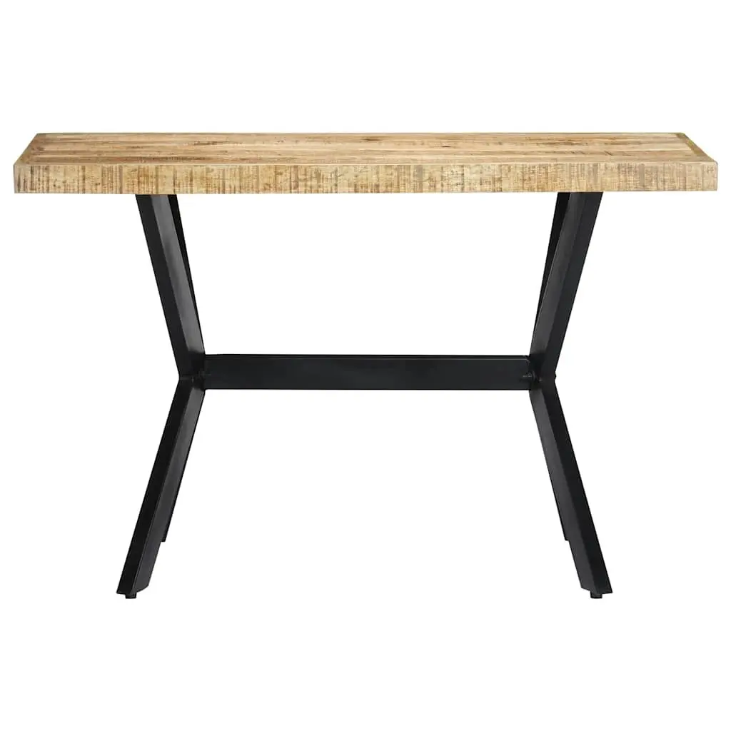 Solid Mango Wood Dining Table for Industrial Spaces