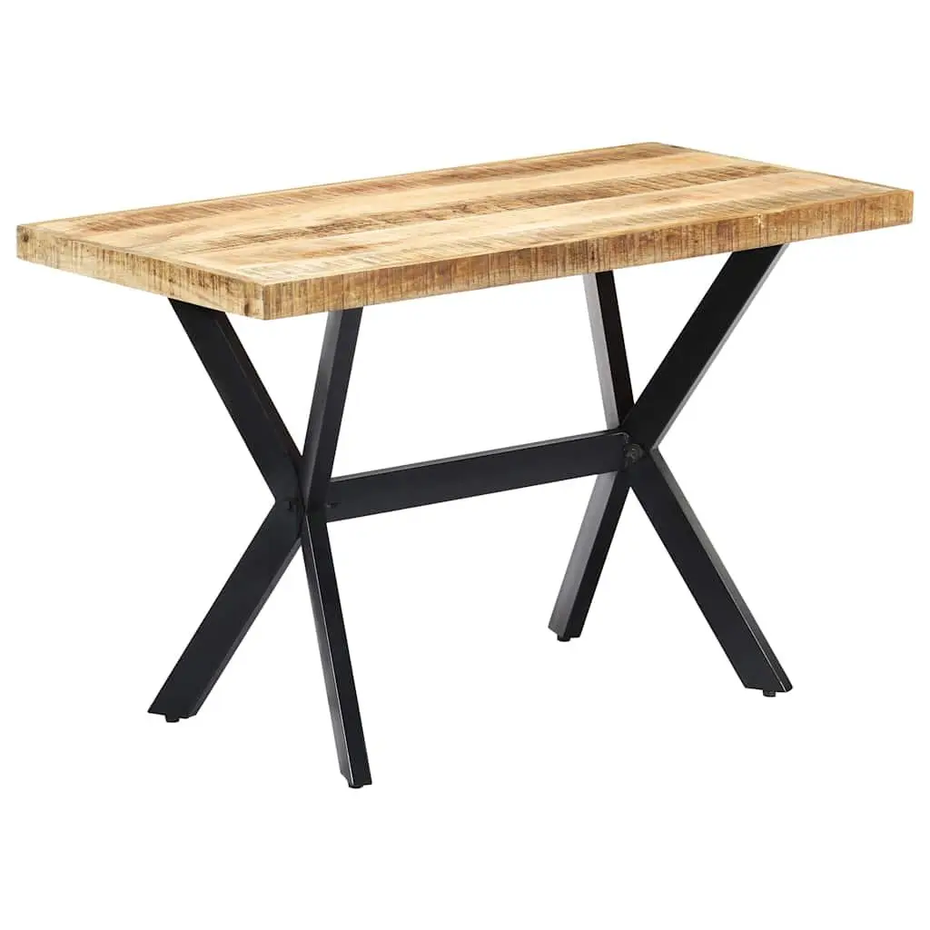 Solid Mango Wood Dining Table for Industrial Spaces