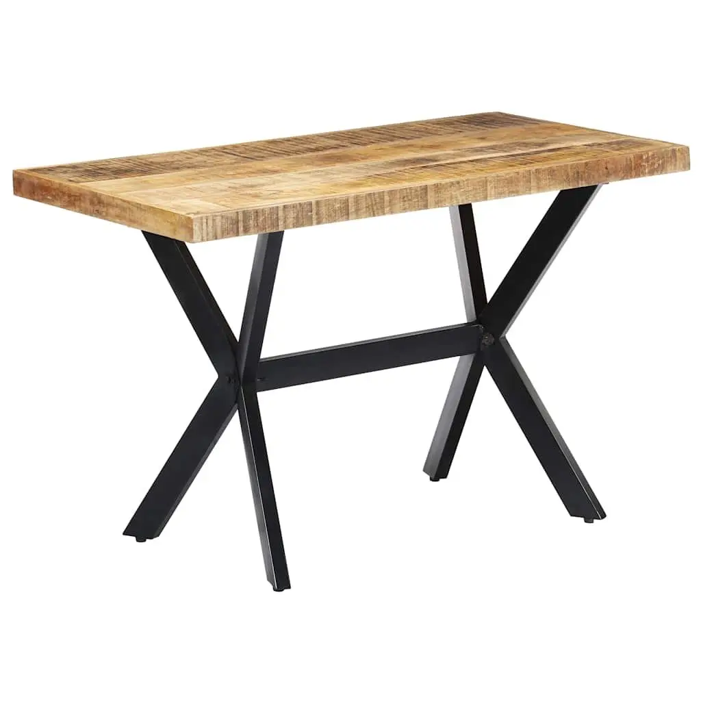 Solid Mango Wood Dining Table for Industrial Spaces