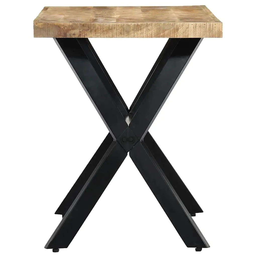 Solid Mango Wood Dining Table for Industrial Spaces