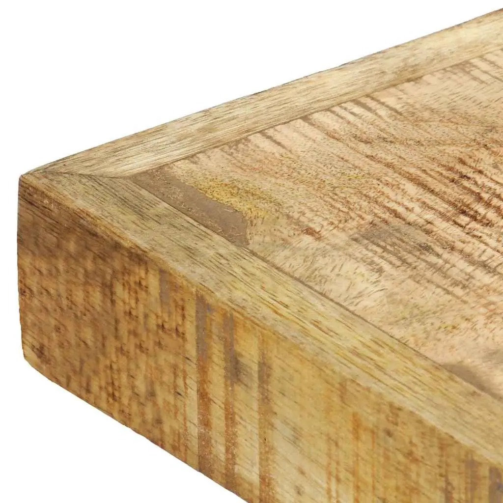 Solid Mango Wood Dining Table for Industrial Spaces