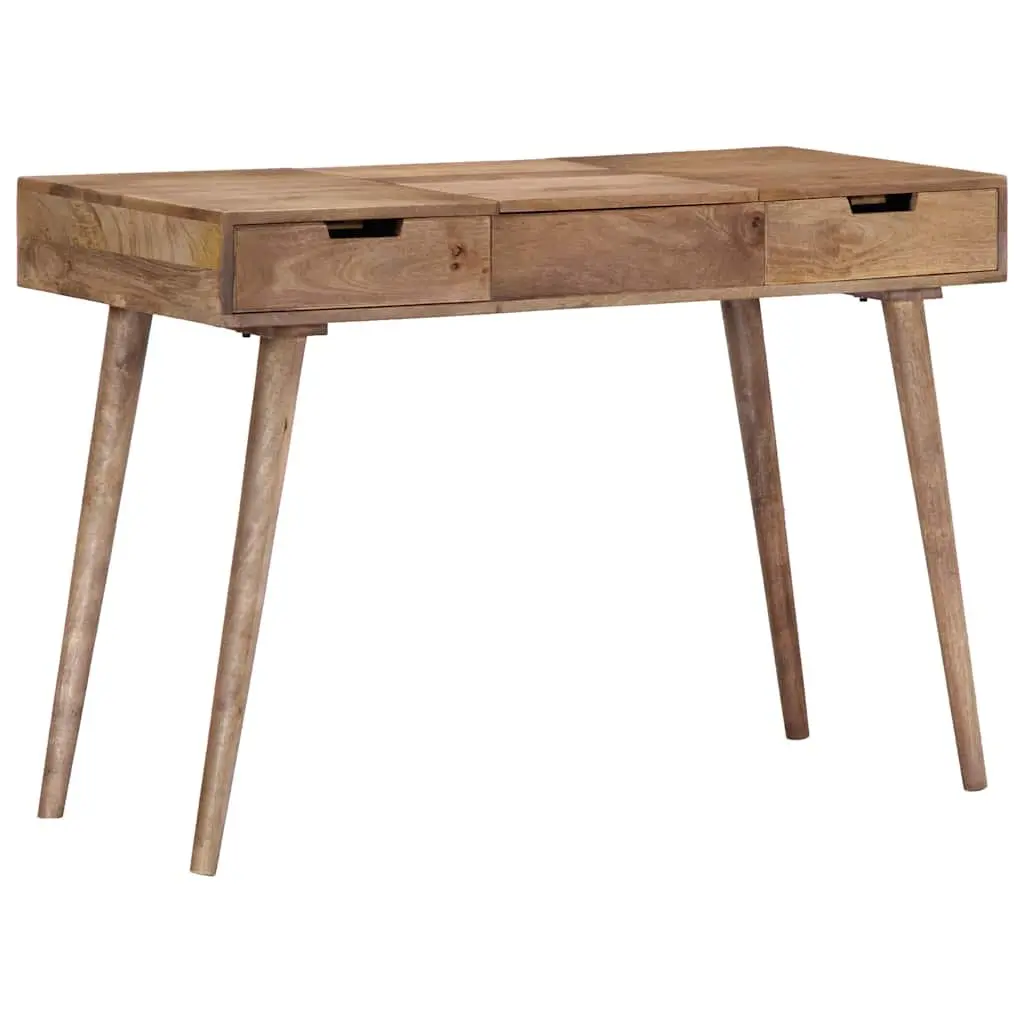 Dressing Table 112x45x76 cm Bedroom Vanity with Mirror 2 Drawers 4 Compartments