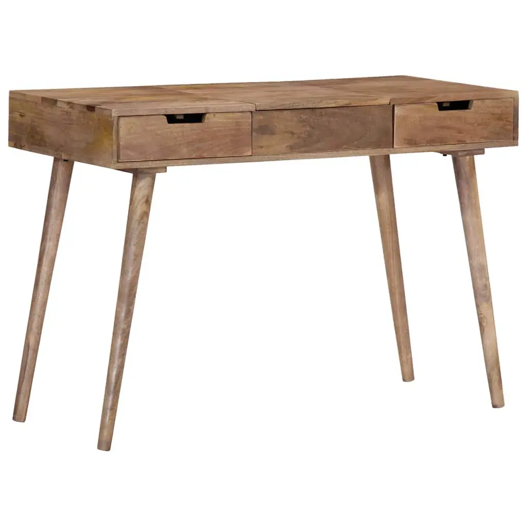 Dressing Table 112x45x76 cm Bedroom Vanity with Mirror 2 Drawers 4 Compartments