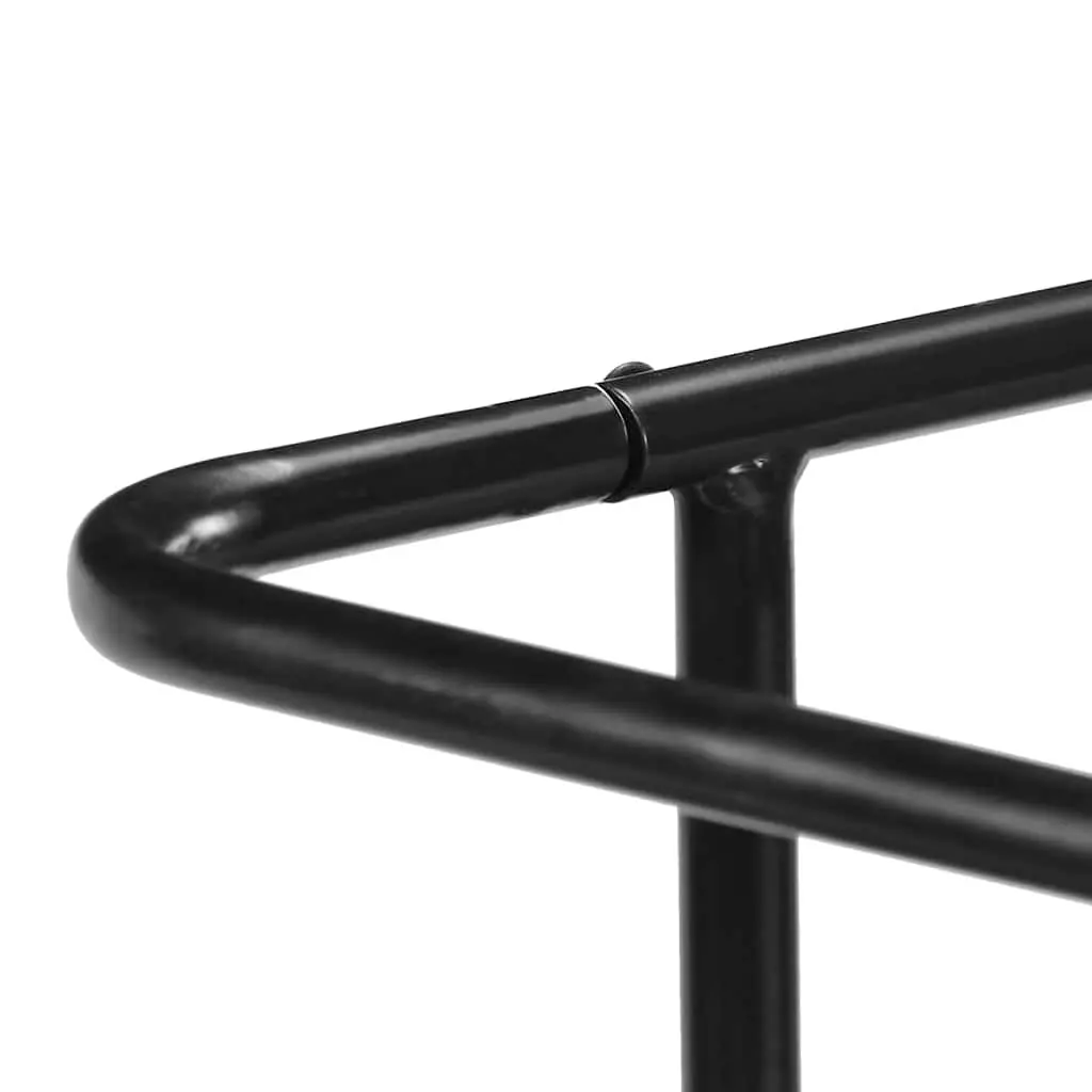 Solid Mango Wood Bench with Iron Legs