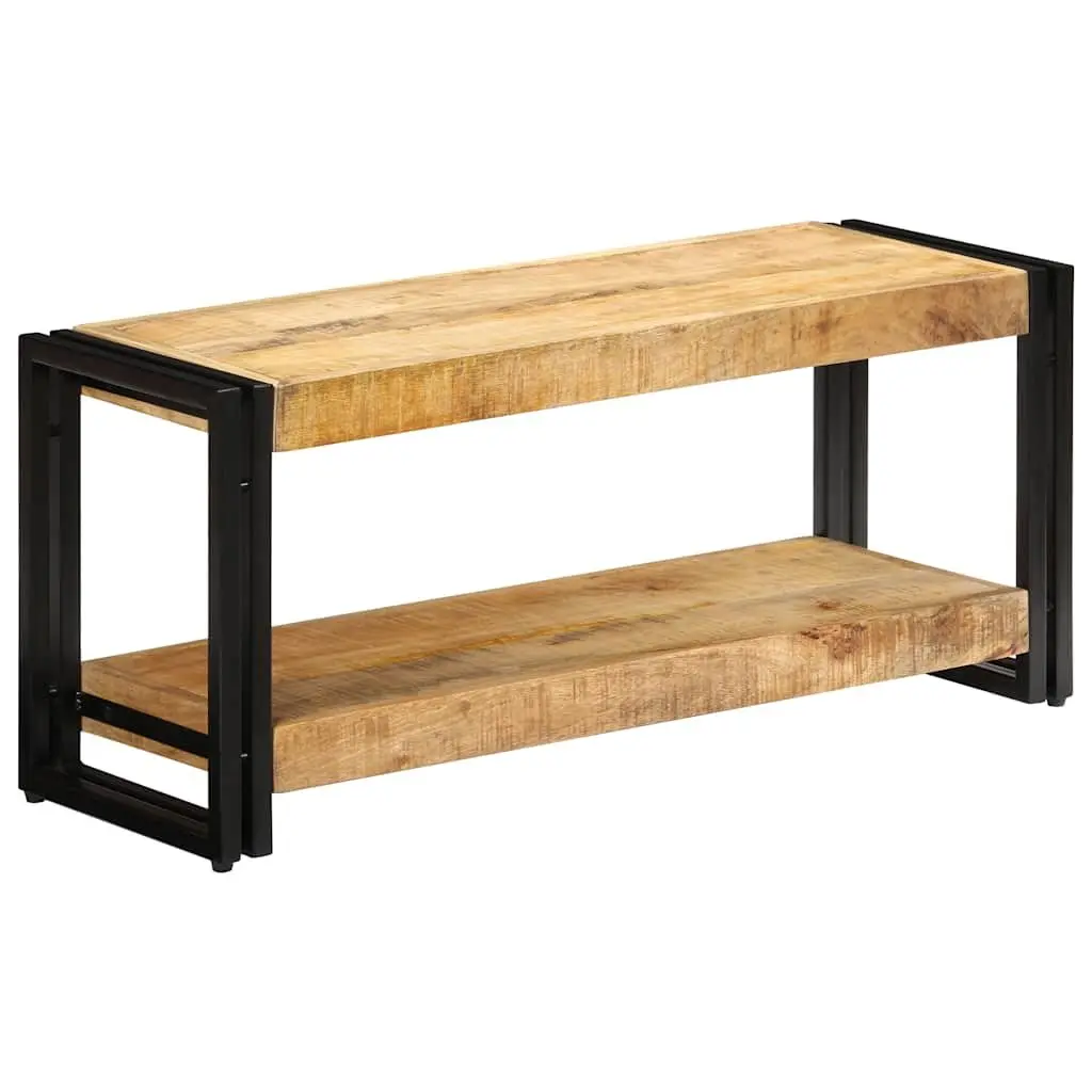 Antique Style TV Cabinet 90x30x40cm Solid Mango Wood