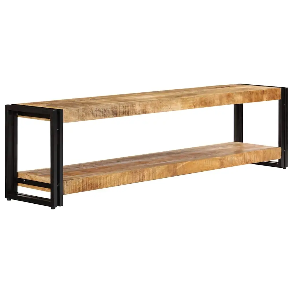Solid Mango Wood Vintage TV Cabinet 150x30x40 cm