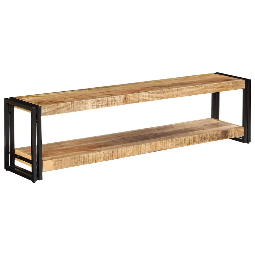 Solid Mango Wood Vintage TV Cabinet 150x30x40 cm