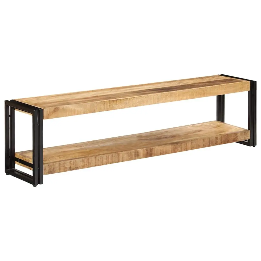 Solid Mango Wood Vintage TV Cabinet 150x30x40 cm