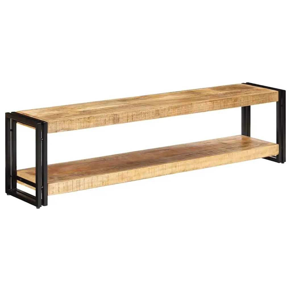 Solid Mango Wood Vintage TV Cabinet 150x30x40 cm