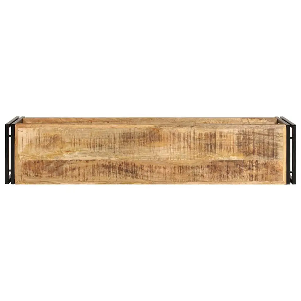 Solid Mango Wood Vintage TV Cabinet 150x30x40 cm