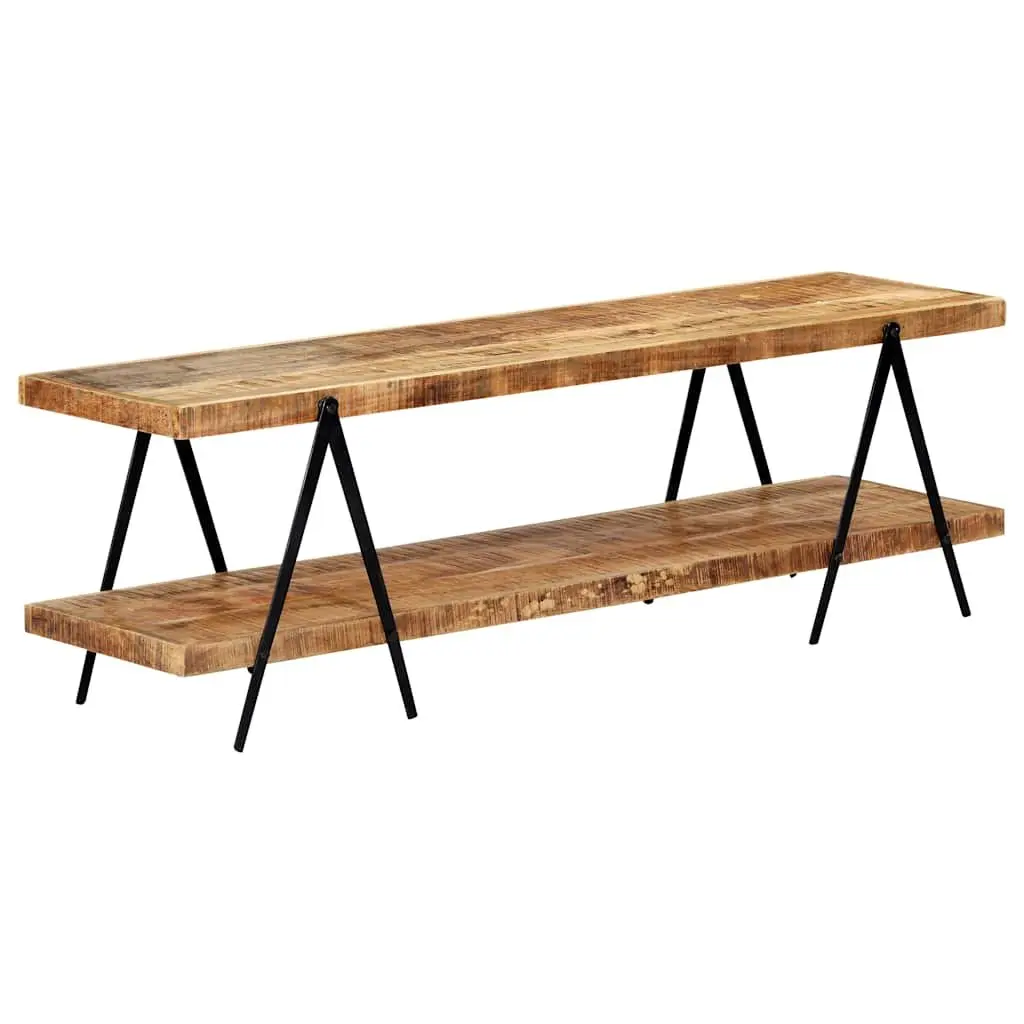 TV Cabinet 160x40x50 cm Solid Mango Wood Unit
