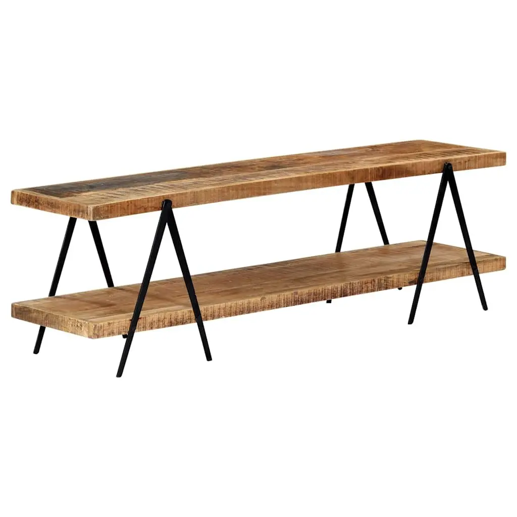 TV Cabinet 160x40x50 cm Solid Mango Wood Unit