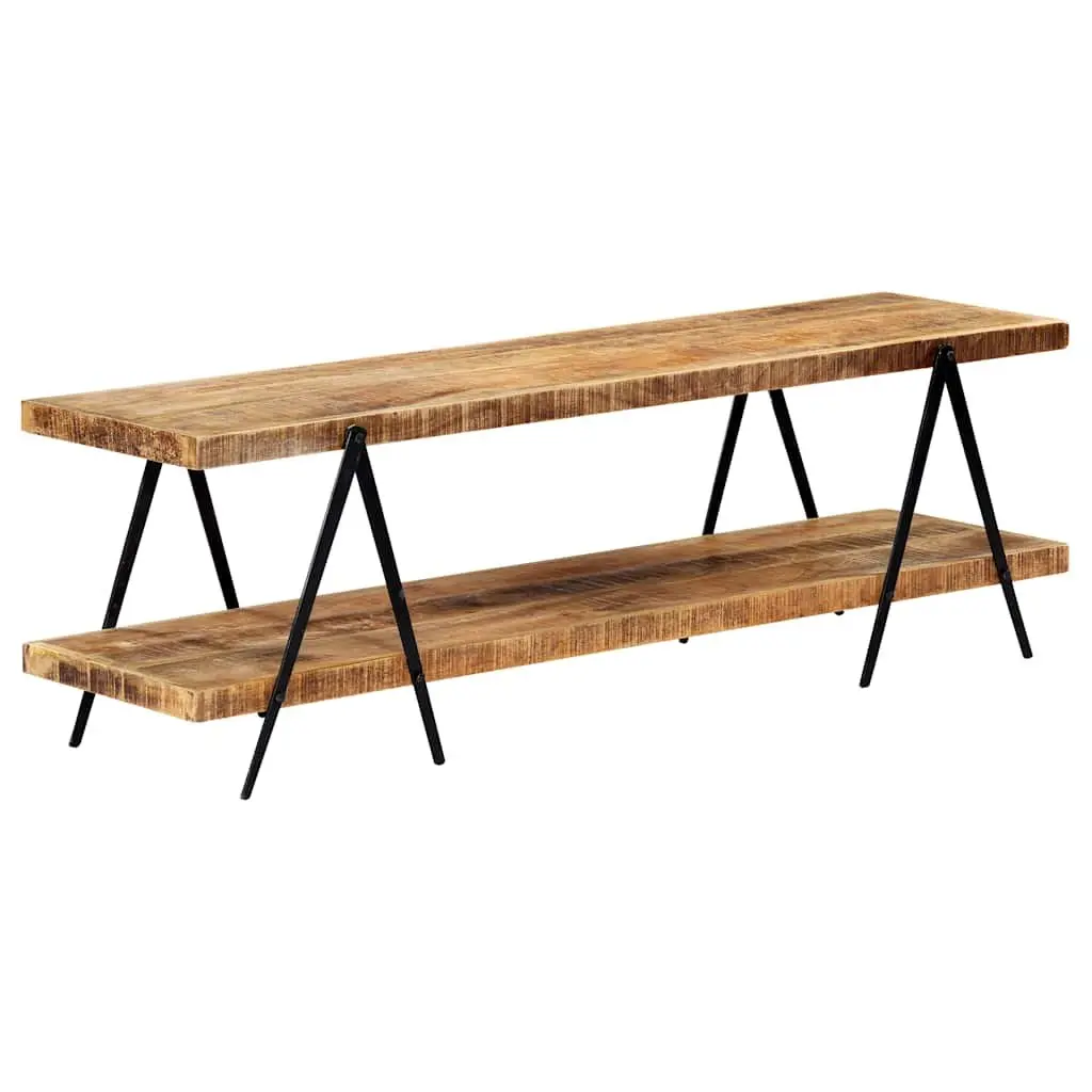 TV Cabinet 160x40x50 cm Solid Mango Wood Unit