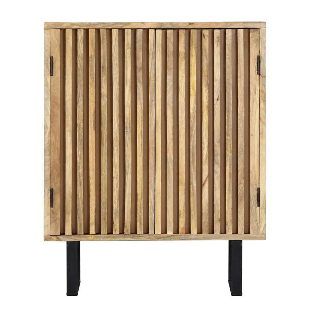 Sideboard 60x35x75 cm Brown Solid Mango Wood Cabinet Storage Buffet 2 Door