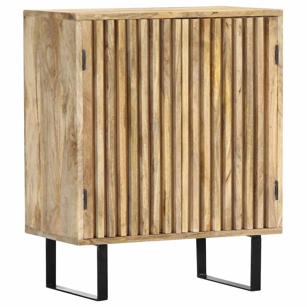 Sideboard 60x35x75 cm Brown Solid Mango Wood Cabinet Storage Buffet 2 Door