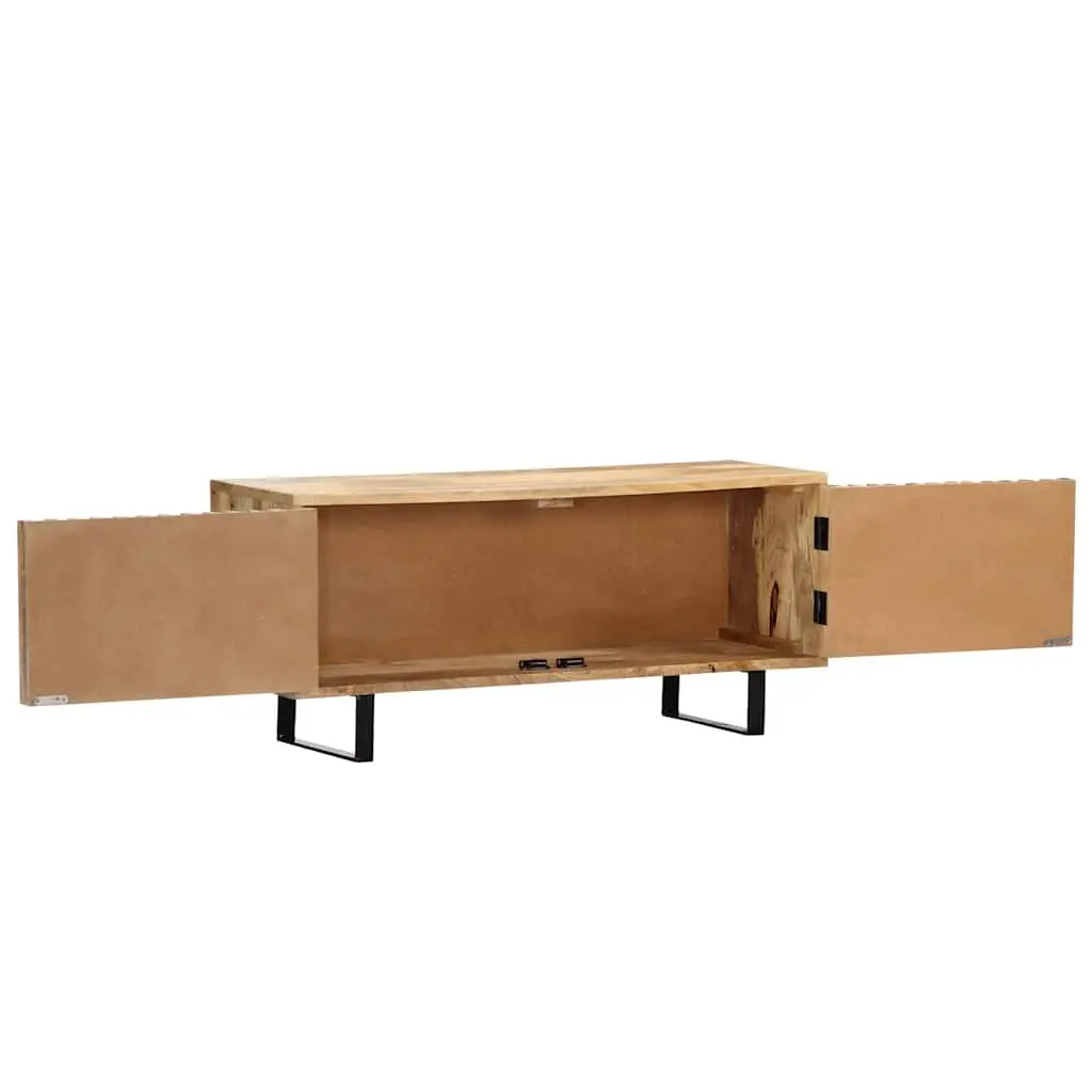 Brown Solid Mango Wood TV Cabinet 90x30x40 cm