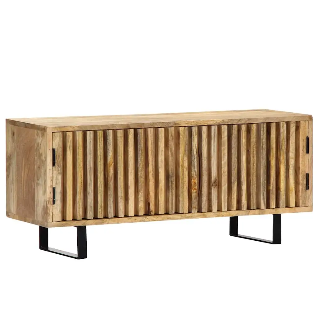 Brown Solid Mango Wood TV Cabinet 90x30x40 cm
