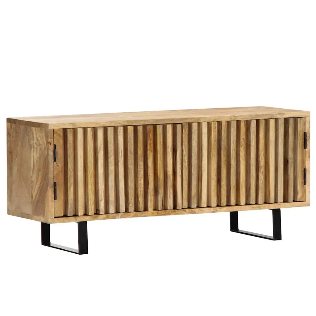 Brown Solid Mango Wood TV Cabinet 90x30x40 cm