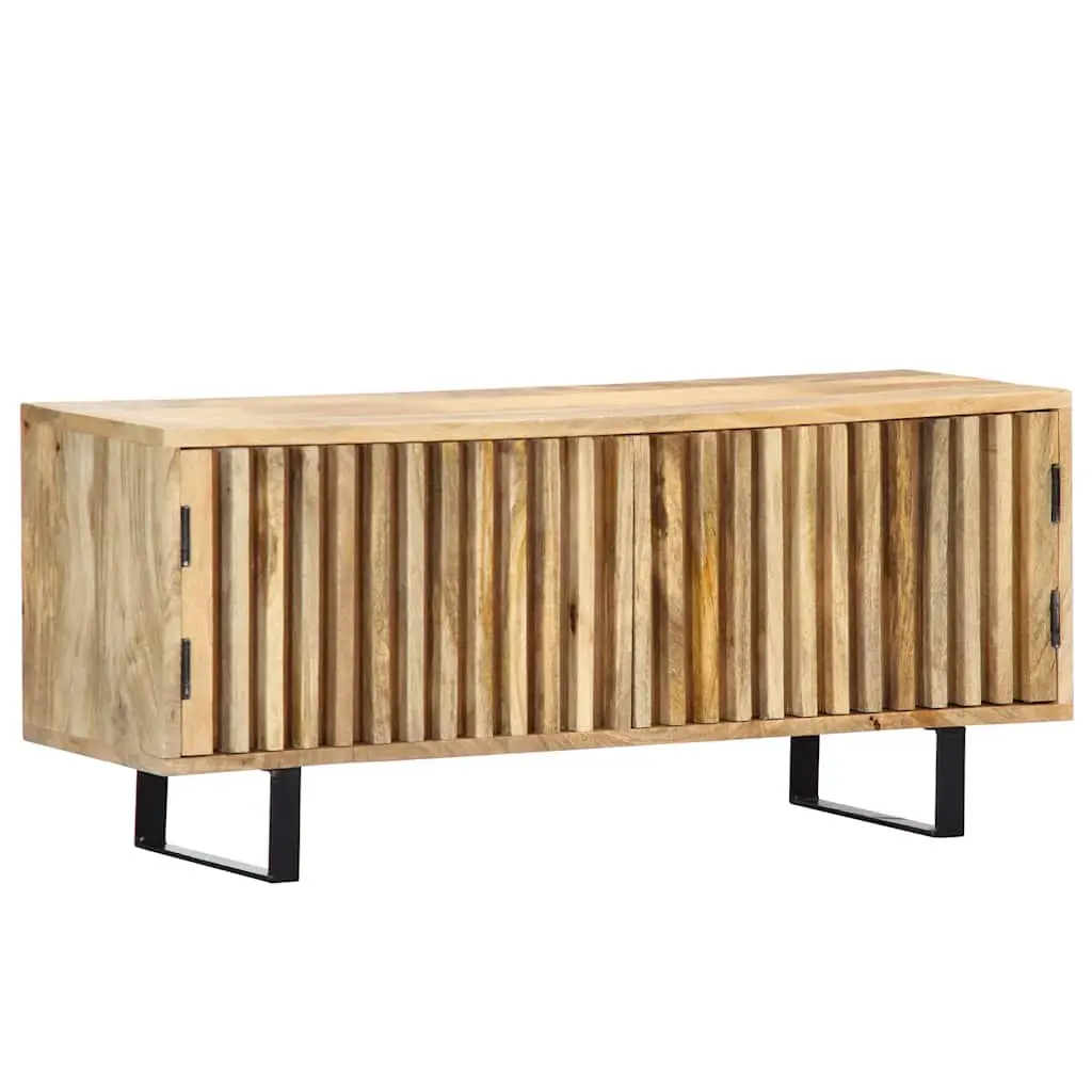 Brown Solid Mango Wood TV Cabinet 90x30x40 cm