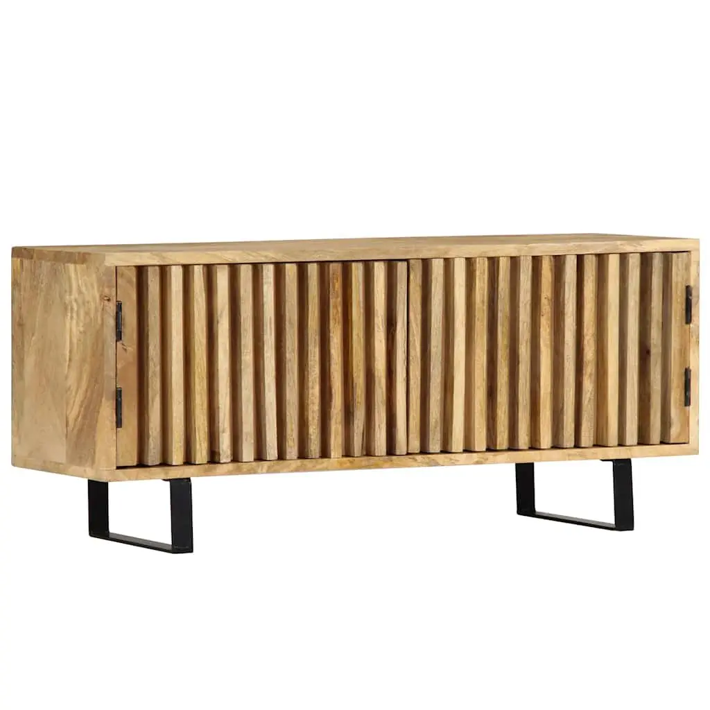 Brown Solid Mango Wood TV Cabinet 90x30x40 cm