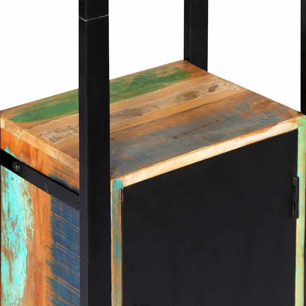 Bookshelf Reclaimed Wood 45x30x171 cm Multicolour