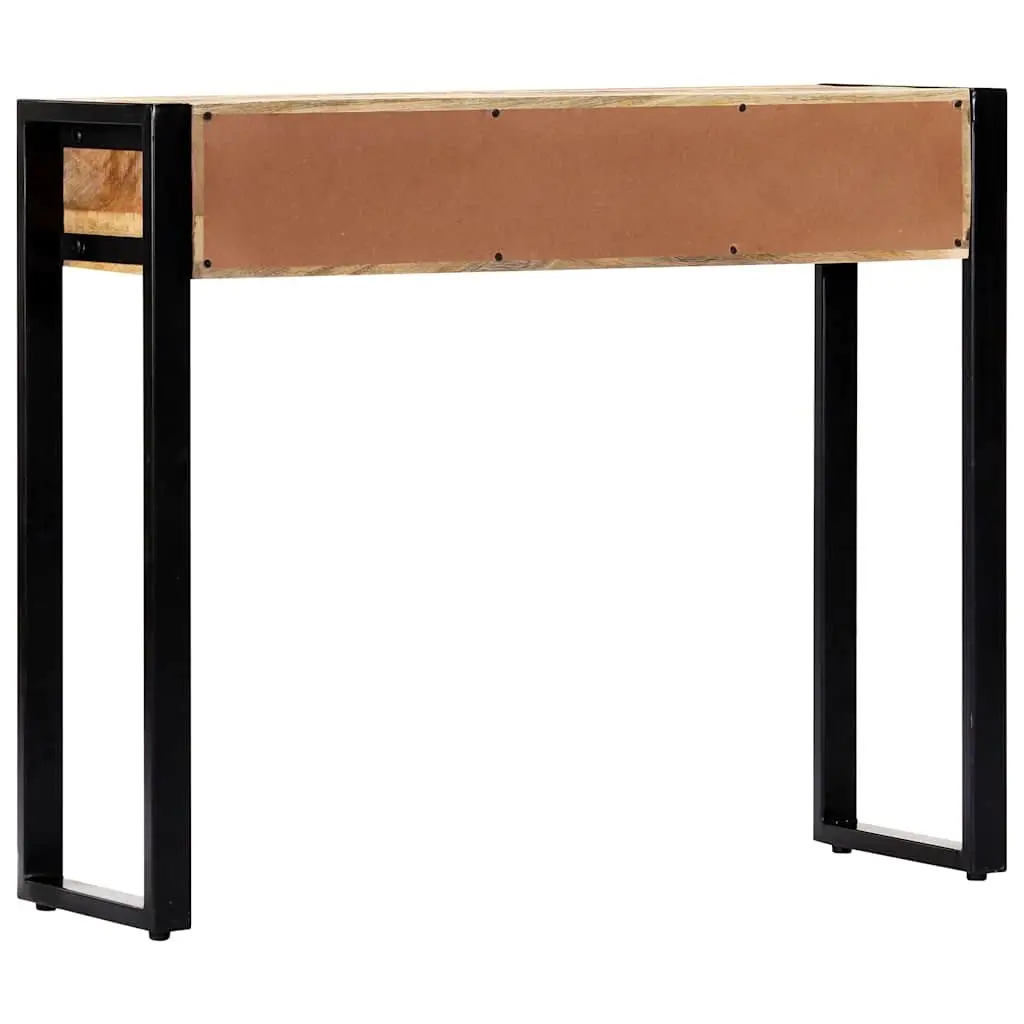 Solid Mango Wood Console Table 90x30x75 cm Brown
