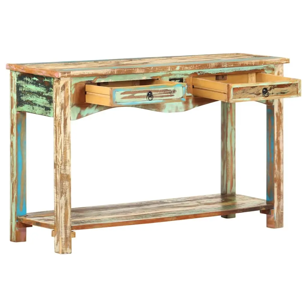 End Table Console Cabinet 120x40x75cm Reclaimed Wood