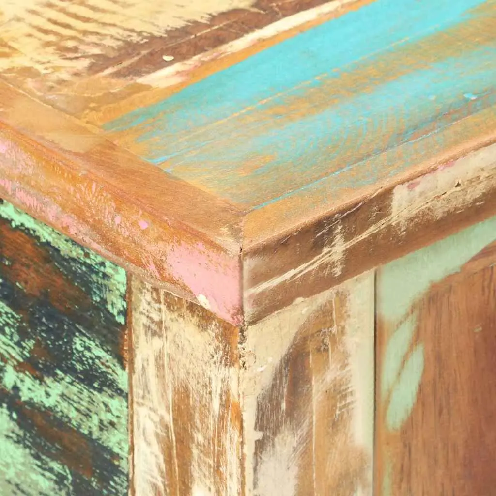 End Table Console Cabinet 120x40x75cm Reclaimed Wood