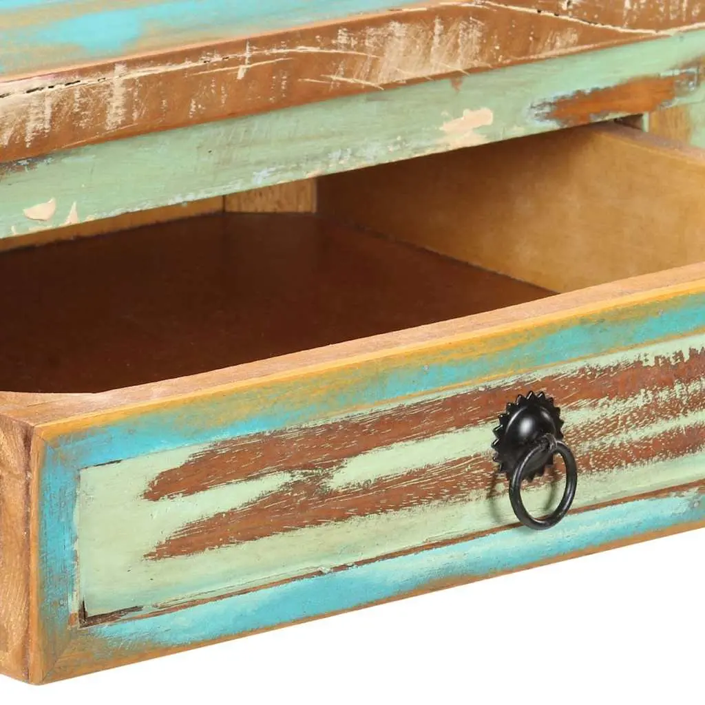End Table Console Cabinet 120x40x75cm Reclaimed Wood