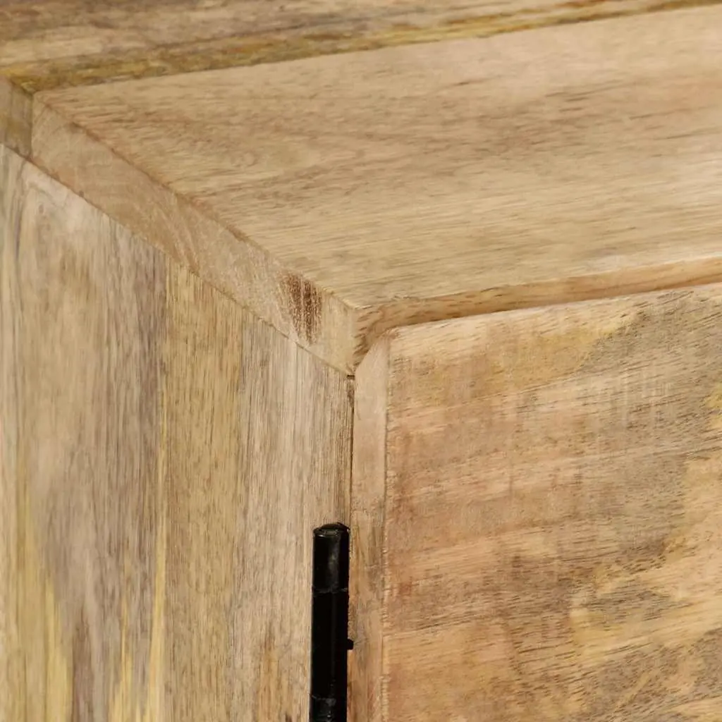 TV Cabinet Solid Mango Wood 145x30x41 cm Brown Antique Style