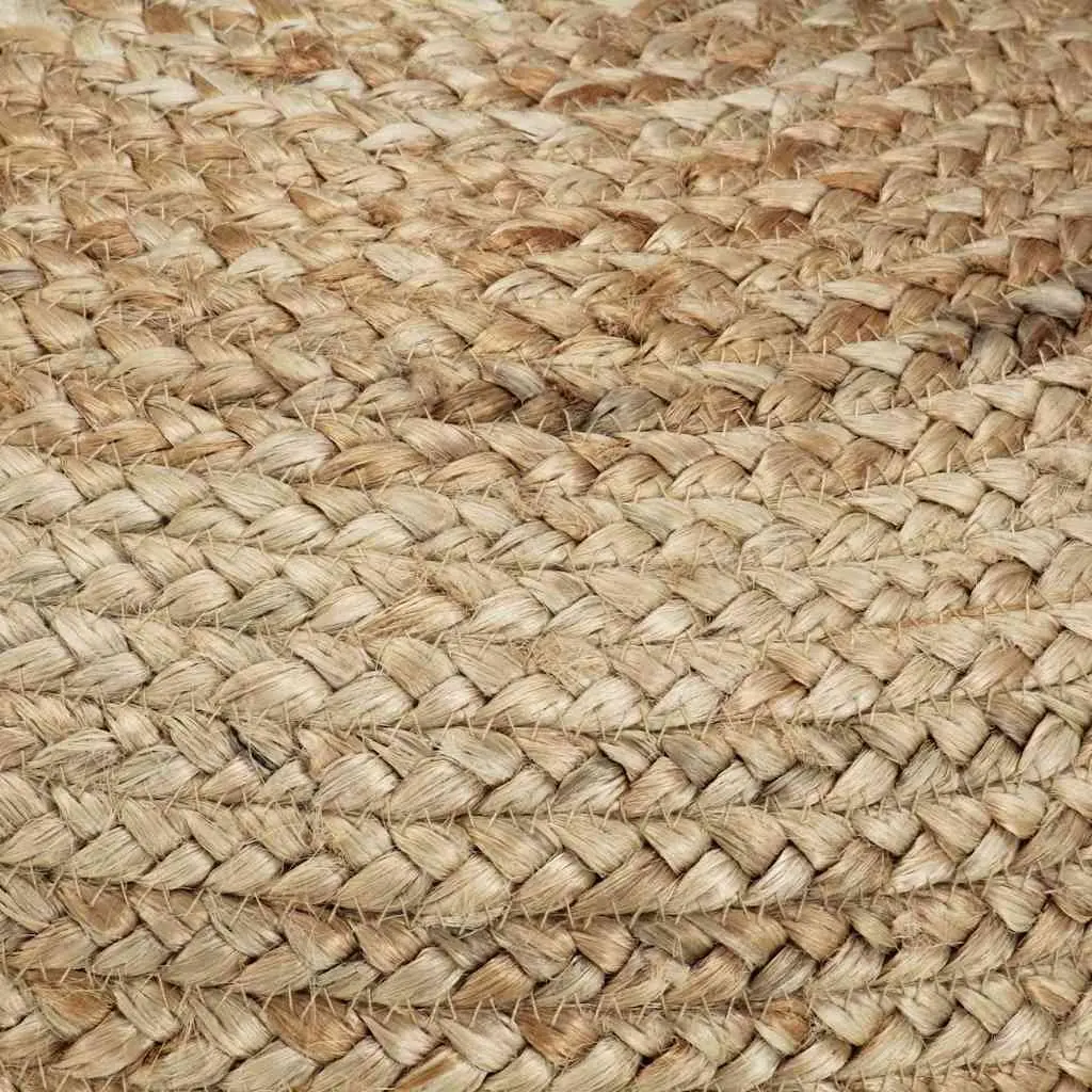 Handmade Pouffe Footstool 40x45 cm Brown Jute